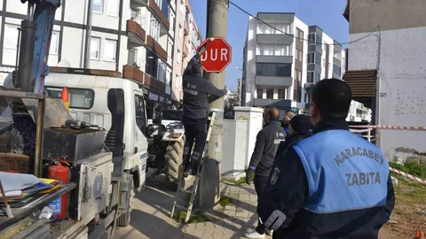 Karacabey'de Tek Yön Uygulaması Başladı