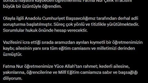 Adalet Bakanı Gürlek'ten Açıklama Geldi