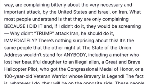 Trump'tan Demokratlara İran Açıklaması