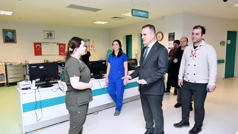 Muğla'da Vali Akbıyık Hastane Ziyareti Yaptı