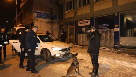 Erzurum'da Narko Alan Operasyonu
