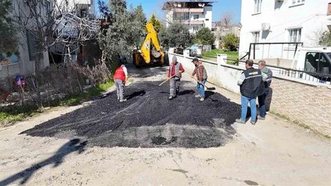 Nazilli'de Yol Çalışmaları Devam Ediyor
