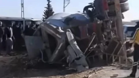 Gaziantep'te Beton Mikser Kazası