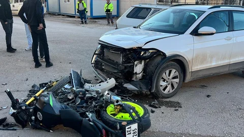 Adıyaman'da Motosiklet Kazası