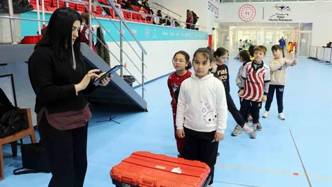 Samsun'da Spor Yetenek Taraması Devam Ediyor