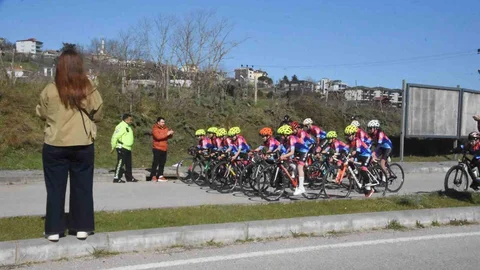 Sinop'ta Bisikletçiler Şampiyona Hazırlığı Yapıyor