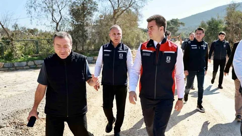 Bodrum'da Altyapı Çalışmaları İncelendi