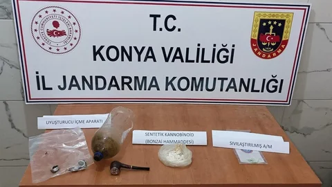 Konya'da Uyuşturucu Operasyonu