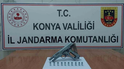 Konya'da Silah Operasyonu Gerçekleşti