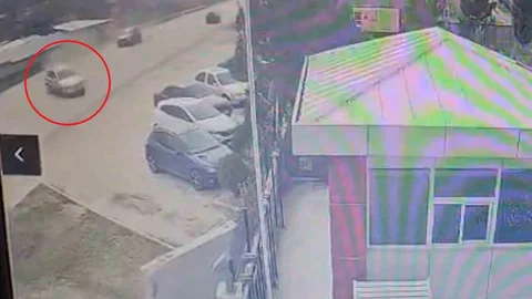 Kırıkkale'de Trafik Kazası Görüntülendi