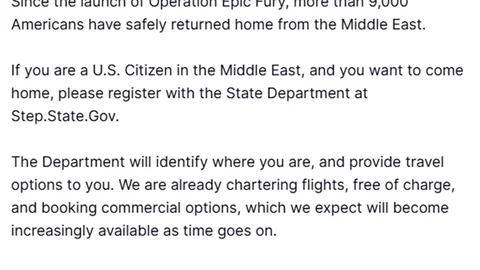 Amerikalılar Orta Doğu'dan Tahliye Ediliyor