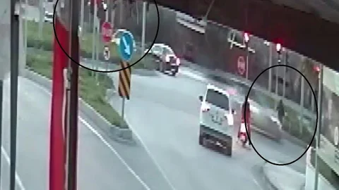 Işık İhlali Sonucu Motosiklet Kazası