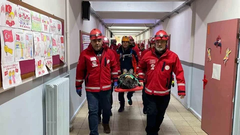 Eskişehir'de Deprem Tatbikatı Yapıldı