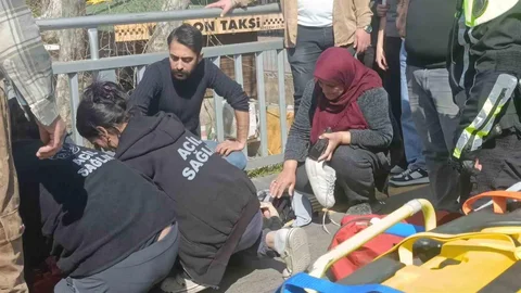 Antalya'da Motosiklet Kazası