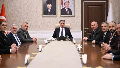 Erzurum'da Vali Baruş'a Ziyaret Gerçekleşti