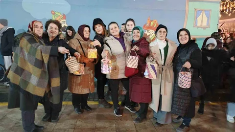 Bafra'da Geleneksel Kandil Şenliği Coşkusu