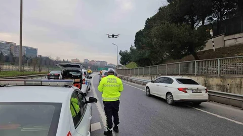 İstanbul Sarıyer'de Dronlu Denetim
