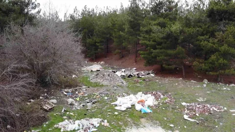 Amasya'da Orman Alanı Çöplüğe Dönüştü