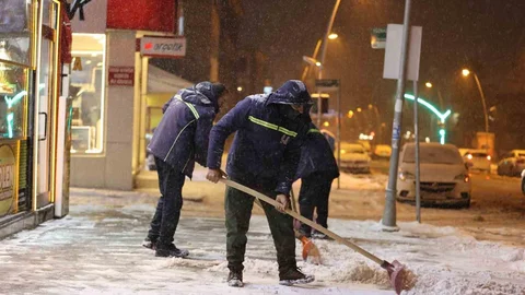 Erzurum'da Buzlanma ve Çığ Tehlikesi
