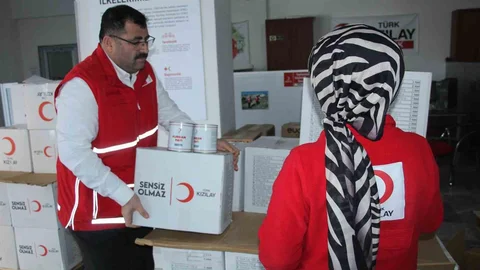 Kızılay, Şırnak'ta Bin Haneye Yardımda Bulunacak