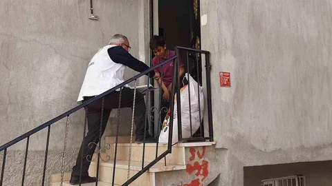 Çermik'te Yetim Ailelere Yardım Yapıldı