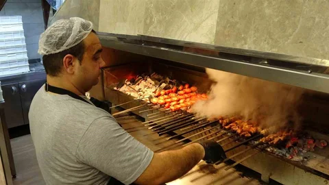 Gaziantep'te Kebapçılar İftar İçin Hazır