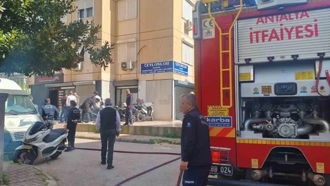 Motosiklet Tamirhanesinde Yangın Çıktı