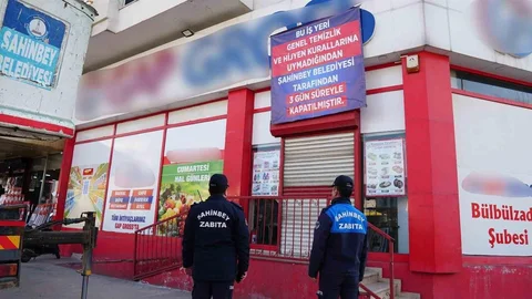 Şahinbey'de Üç İş Yerine Kapatma Cezası