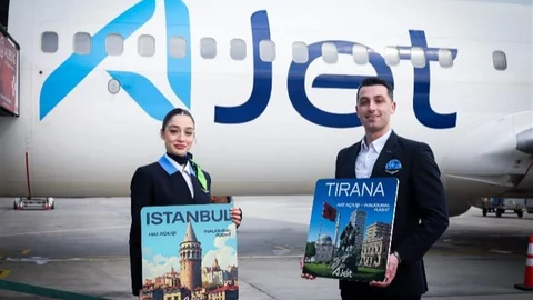 AJet Tiran Seferlerine Başladı