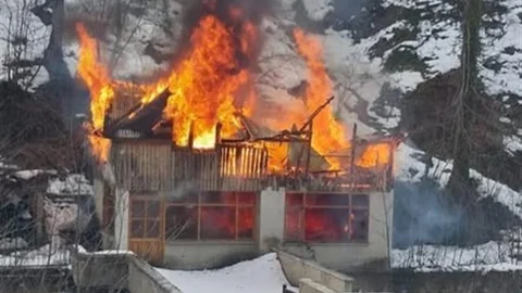 Giresun'da Balık Tesisinde Yangın