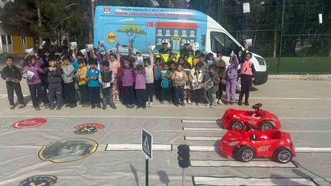 Gaziantep'te Öğrencilere Trafik Eğitimi Verildi