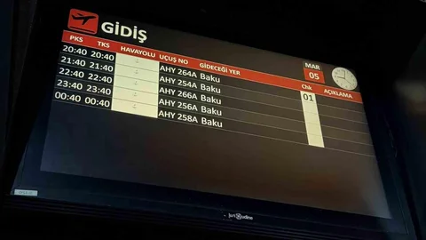 Nahçıvan Havalimanı'na Saldırı Sonrası Uçuşlar Değişti