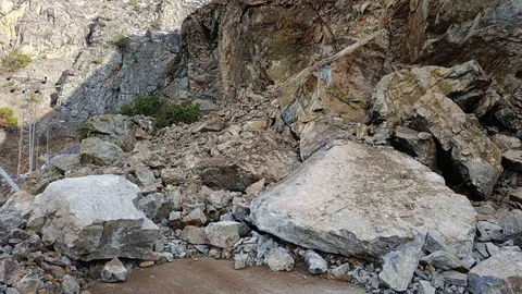 Gümüşhane'de Heyelan Riski Artıyor