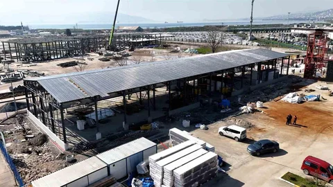 Kocaeli İtfaiye Depo Binası İlerliyor