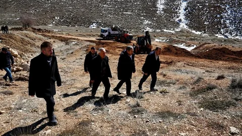 Darende'de Yol Çalışmaları İncelemesi