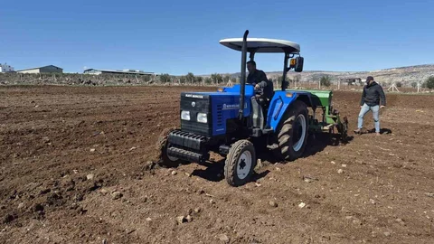 Gaziantep'te Nohut Ekimi Başladı