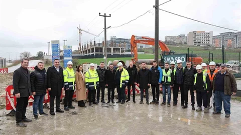 Bursa'da Çınarcık Suyu Taşınıyor