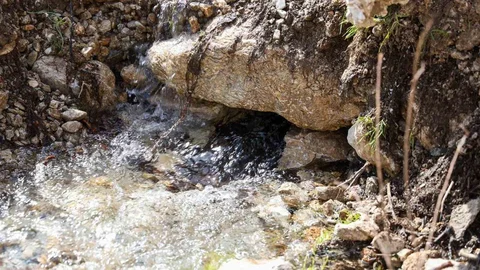 Çameli'nde Yer Altı Suları Yüzeye Çıktı