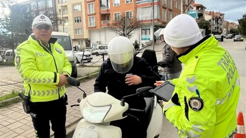 Tavşanlı'da Motosiklet Denetimi Yapıldı