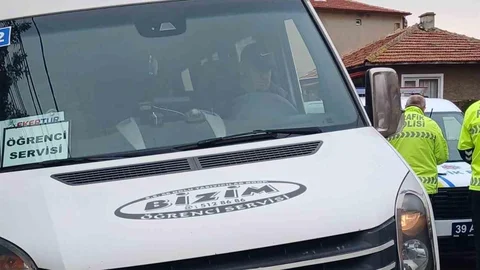 Babaeski'de Okul Servisleri Denetlendi