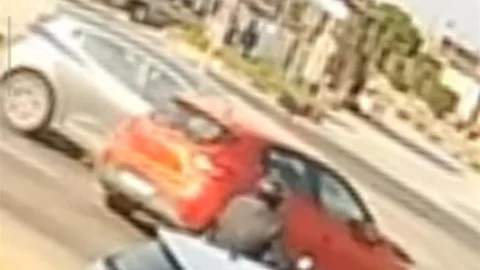 Turgutlu'da Trafik Kazası Görüntülendi