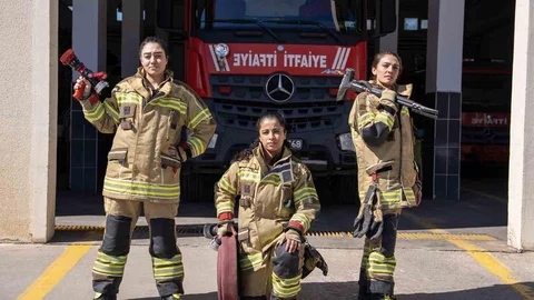 Diyarbakır'da Kadın İtfaiyeciler Artıyor