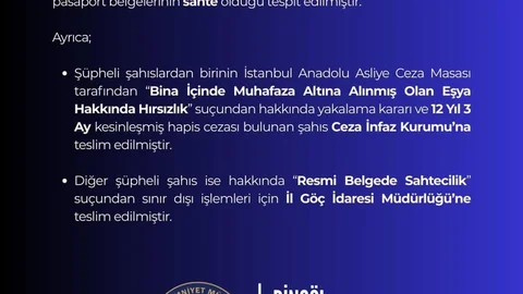 Bingöl'de Sahte Pasaport Operasyonu