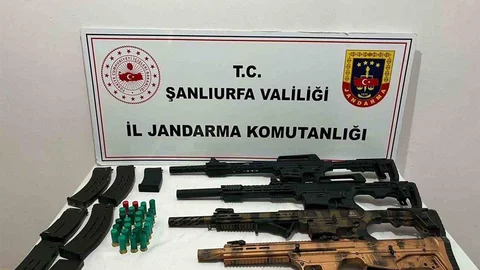 Şanlıurfa'da Silah Kaçakçılığı Operasyonu