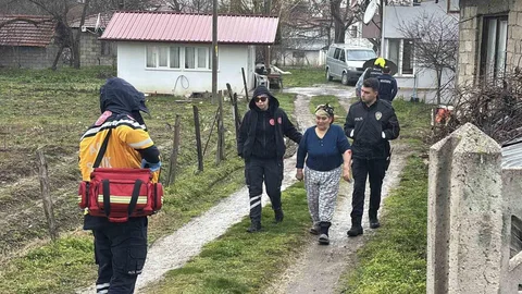 Bolu'da Baca Yangını Meydana Geldi