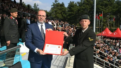 Yeni Astsubaylar Mezuniyet Töreni Balıkesir'de