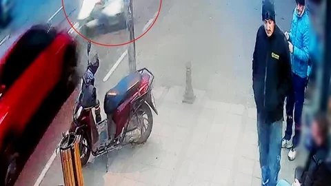 Çorlu'da Motosiklet Kazası Oldu