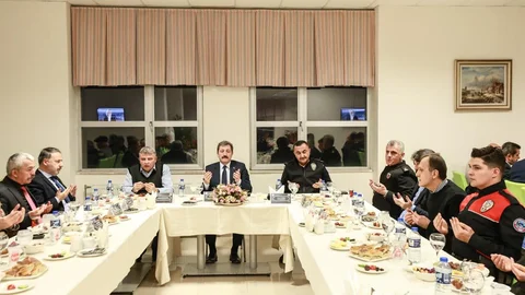 Emniyet teşkilatı iftarda buluştu: "Samsun’un huzuru için 7/24 görev başındayız"