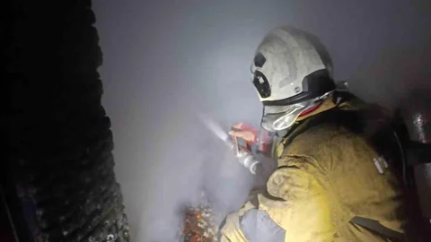 Reyhanlı’da ev yangını