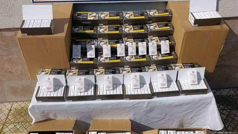 Çine'de Kaçak Makaron Operasyonu